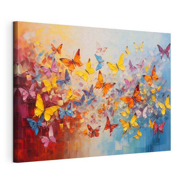 Groupe de papillons volant dans les airs Tableaux Groupe de papillons volant dans les airs