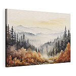 Tableaux Paysage de forêt avec brouillard