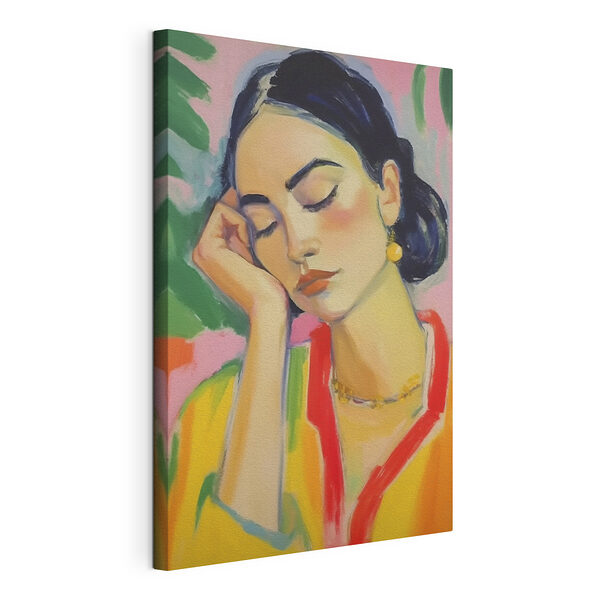 Peinture d'une femme endormie Tableaux Peinture d'une femme endormie