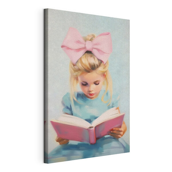 Fille lisant un livre Tableaux Fille lisant un livre