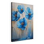 Tableaux Peinture de fleurs bleues