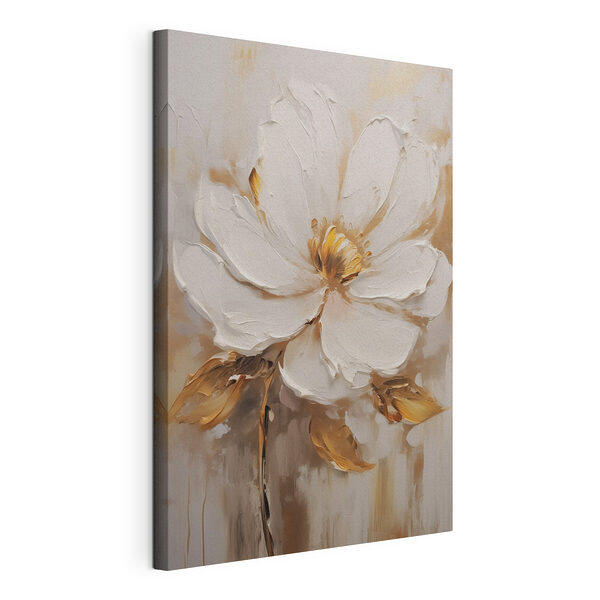 Peinture d'une fleur blanche Tableaux Peinture d'une fleur blanche