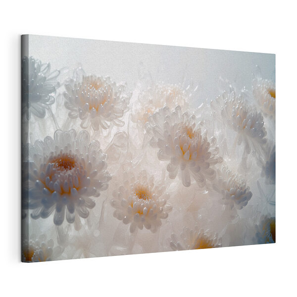 Tableaux Groupe de fleurs blanches