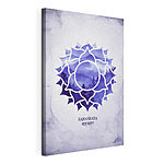 Tableaux Motif floral bleu et blanc