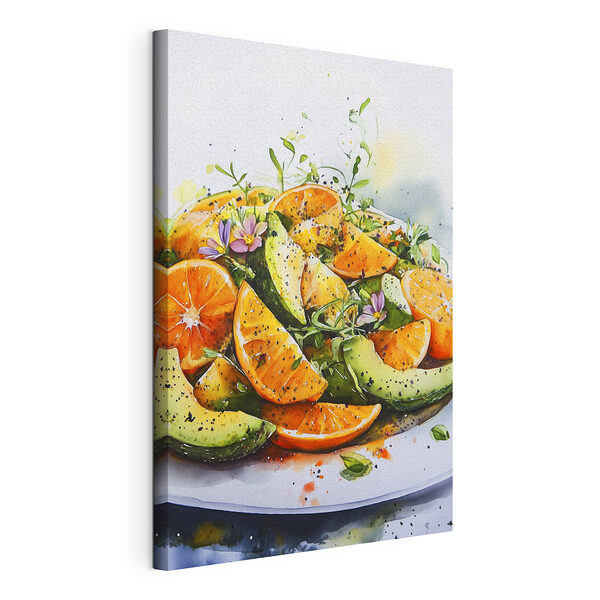 Assiette de fruits et légumes Tableaux Assiette de fruits et légumes