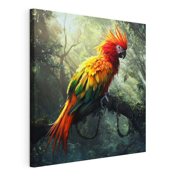 Oiseau coloré assis sur une branche d'arbre Tableaux Oiseau coloré assis sur une branche d'arbre