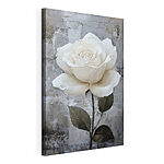 Tableaux Peinture d'une rose blanche