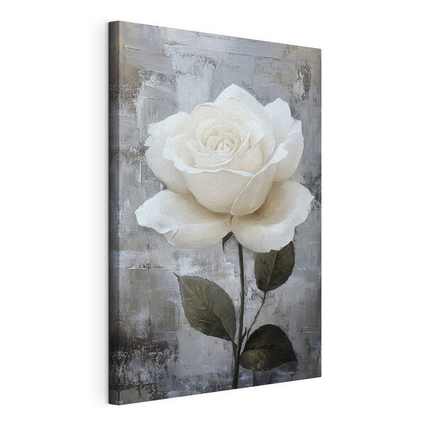 Tableaux Peinture d'une rose blanche