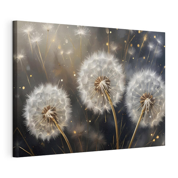 Pissenlits délicats dans une lumière douce Tableaux Pissenlits délicats dans une lumière douce