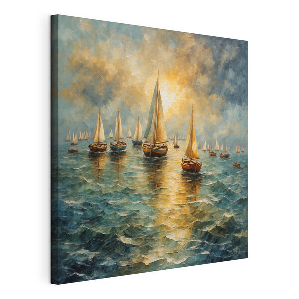 Peinture de bateaux sur l'eau Tableaux Peinture de bateaux sur l'eau