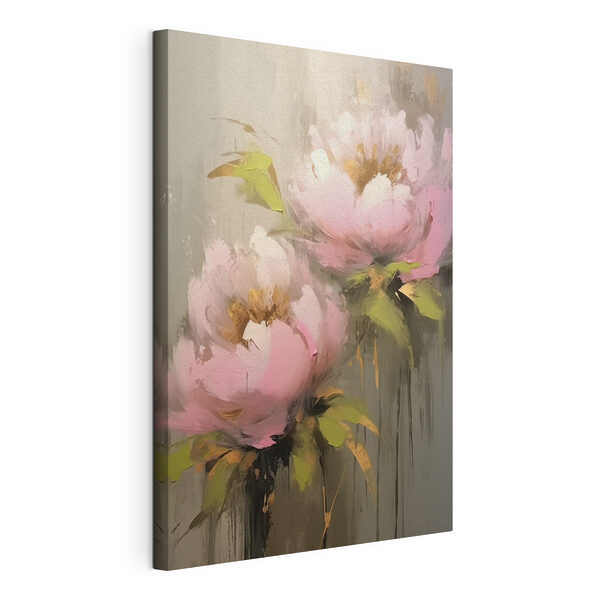Peinture de fleurs roses Tableaux Peinture de fleurs roses