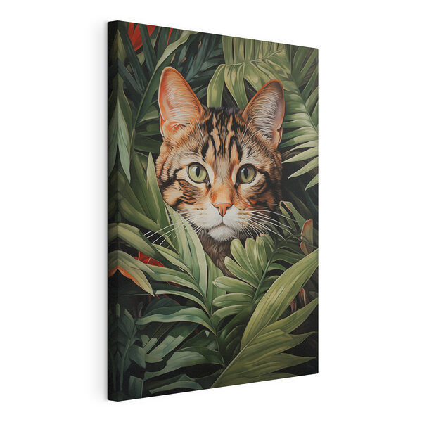 Chat dans la jungle Tableaux Chat dans la jungle