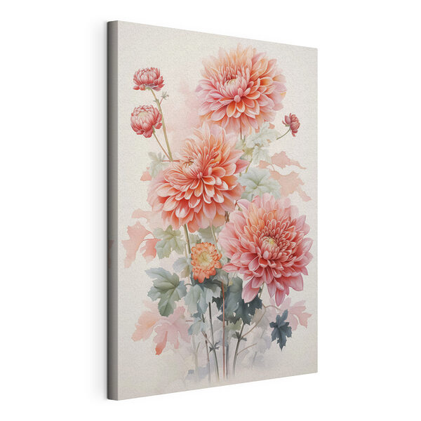 Fleurs élégantes dans des tons pastel doux Tableaux Fleurs élégantes dans des tons pastel doux