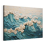 Tableaux Peinture de vagues et de nuages