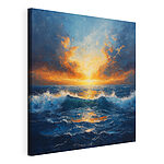 Tableaux Coucher de soleil sur l'océan