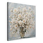Tableaux Vase de fleurs blanches