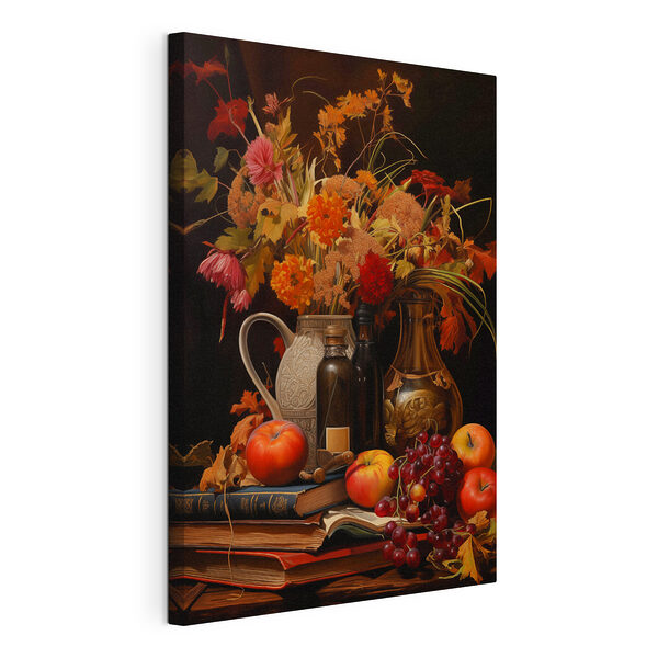 Nature morte aux fruits et aux fleurs Tableaux Nature morte aux fruits et aux fleurs