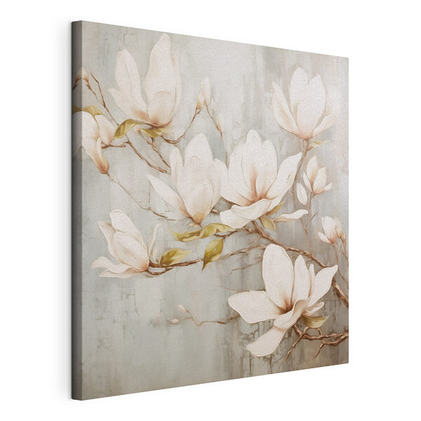 Tableaux Peinture de fleurs sur un mur