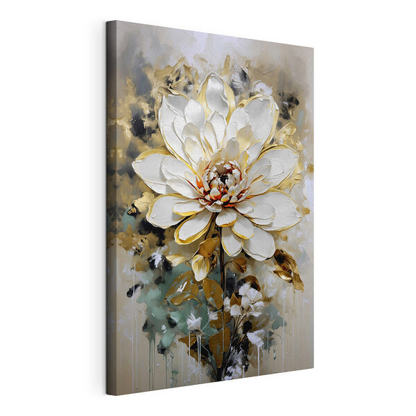 Peinture d'une fleur blanche Tableaux Peinture d'une fleur blanche