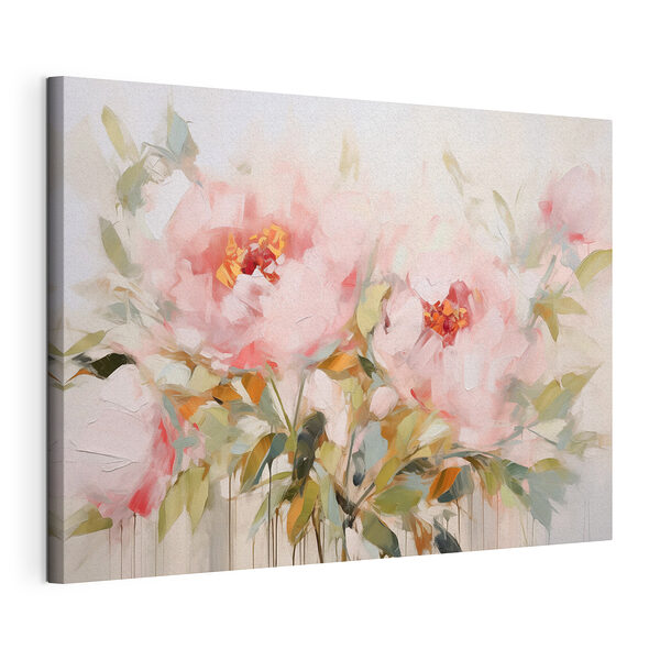 Peinture de fleurs roses Tableaux Peinture de fleurs roses