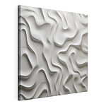 Tableaux Surface blanche avec des lignes ondulées