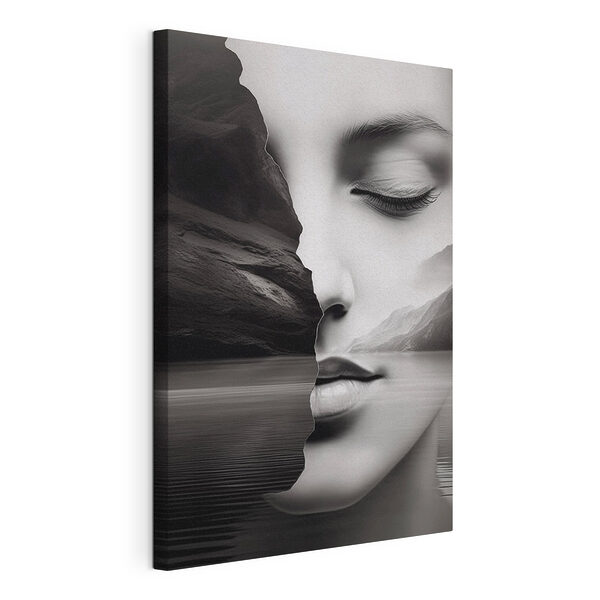 Tableaux Visage et moitié de visage de femme