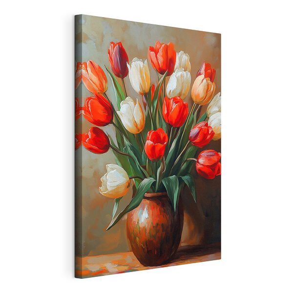 Peinture de fleurs dans un vase Tableaux Peinture de fleurs dans un vase