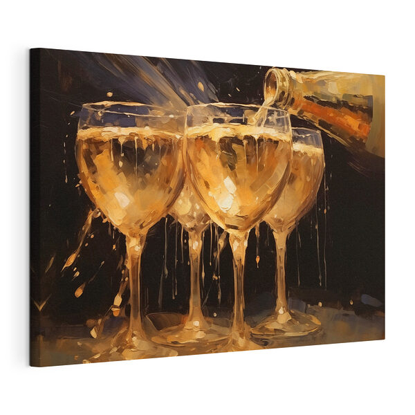 Tableaux Groupe de verres remplis de liquide