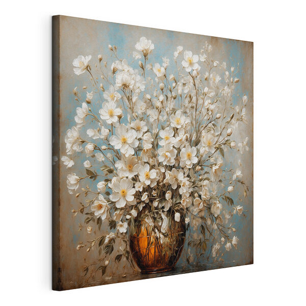 Vase de fleurs blanches Tableaux Vase de fleurs blanches