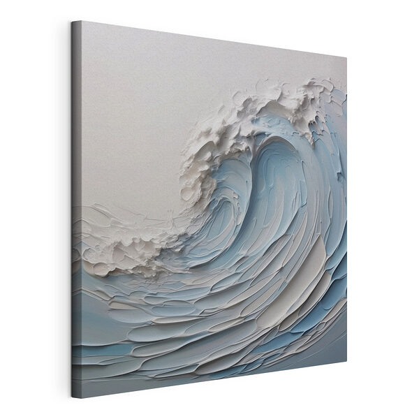 Vague blanche et bleue Tableaux Vague blanche et bleue
