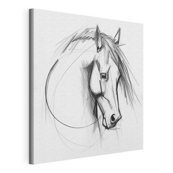 Dessin d'un cheval Tableaux Dessin d'un cheval