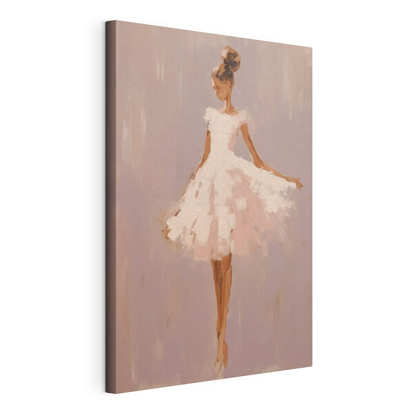 Peinture d'une femme en robe blanche Tableaux Peinture d'une femme en robe blanche