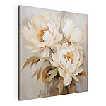 Tableaux Peinture de fleurs blanches