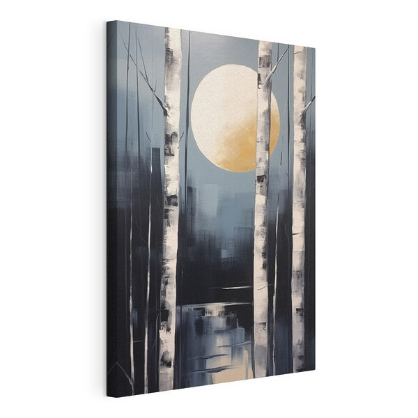 Peinture d'une lune dans le ciel Tableaux Peinture d'une lune dans le ciel