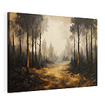 Tableaux Peinture d'une forêt avec des arbres