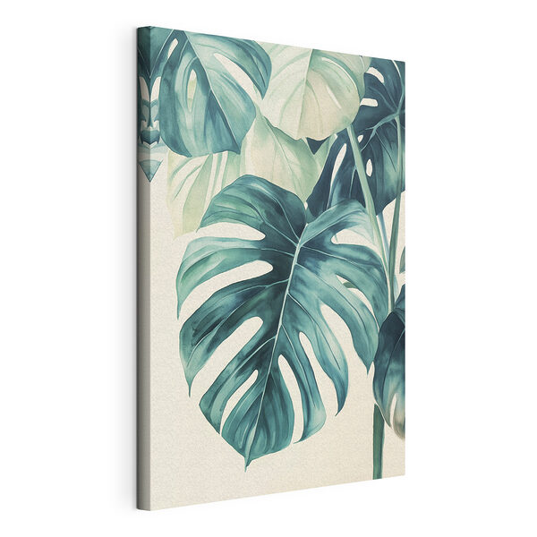 Des feuilles tropicales vibrantes en harmonie Tableaux Des feuilles tropicales vibrantes en harmonie