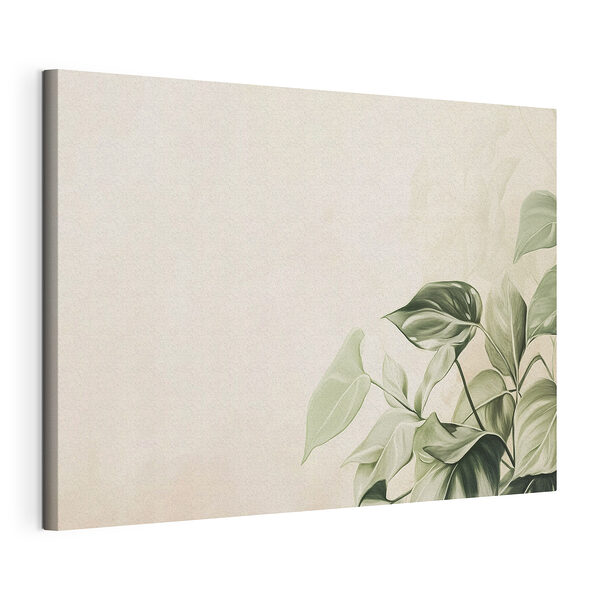 Tableaux Verdure luxuriante sur fond doux