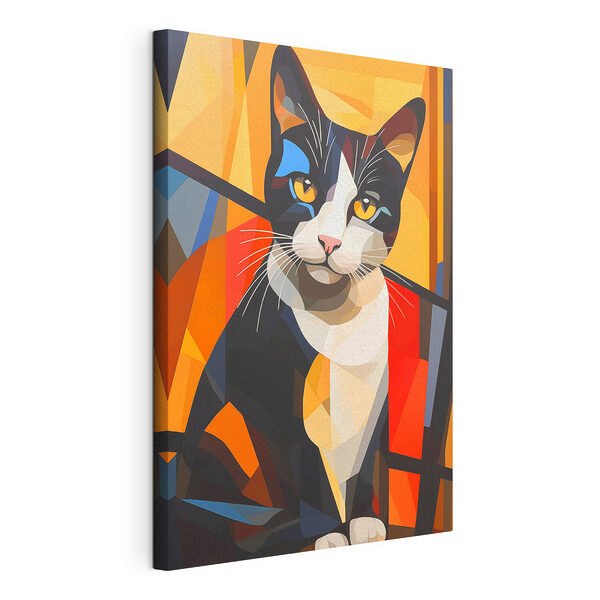 Chat aux yeux jaunes Tableaux Chat aux yeux jaunes
