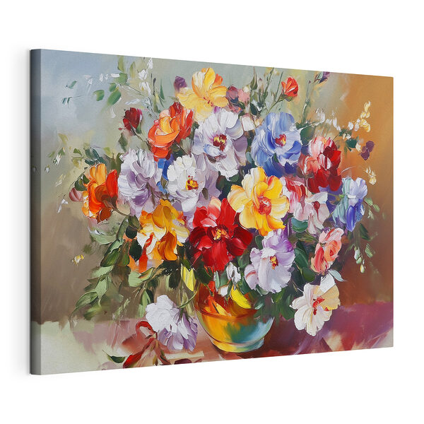 Peinture de fleurs dans un vase Tableaux Peinture de fleurs dans un vase