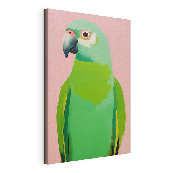 Perroquet vert aux yeux jaunes Tableaux Perroquet vert aux yeux jaunes