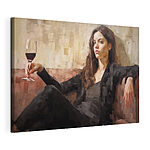 Tableaux Femme assise sur un canapé