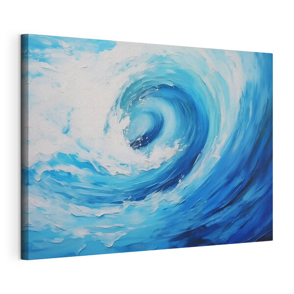 Tourbillon bleu et blanc Tableaux Tourbillon bleu et blanc