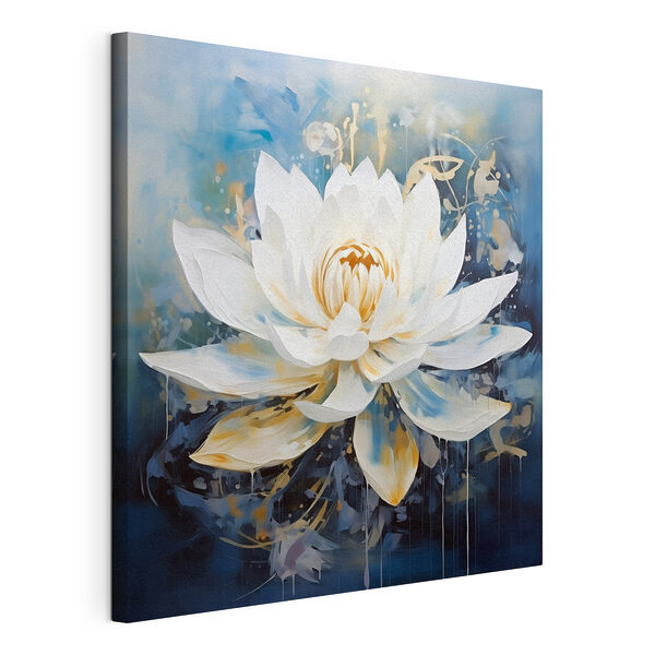 Peinture d'une fleur blanche Tableaux Peinture d'une fleur blanche