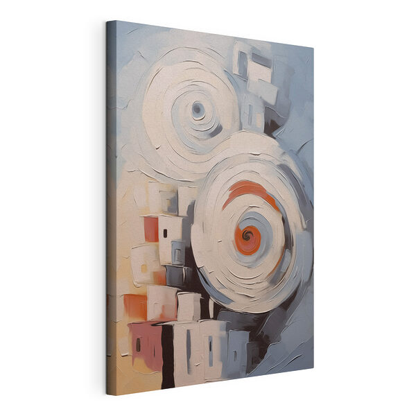 Peinture d'un motif en spirale Tableaux Peinture d'un motif en spirale