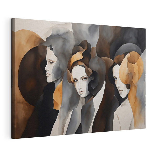 Groupe de femmes aux couleurs différentes Tableaux Groupe de femmes aux couleurs différentes