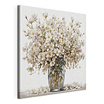Tableaux Vase de fleurs blanches
