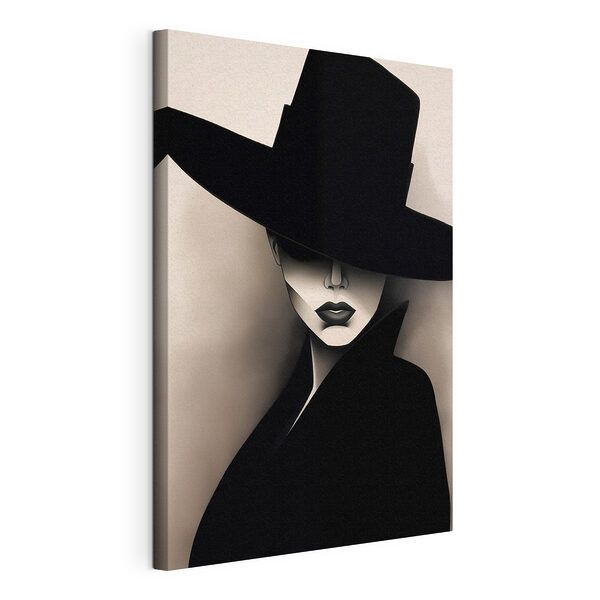 Femme portant un chapeau Tableaux Femme portant un chapeau