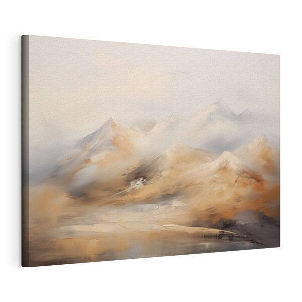 Peinture de montagnes et de brouillard Tableaux Peinture de montagnes et de brouillard