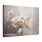 Tableaux Fleurs délicates dans un vase serein