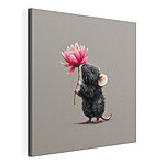 Tableaux Souris tenant une fleur